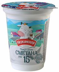 Сметана Нежинская МФ 15%, 315г