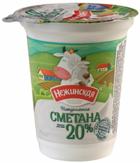 Сметана Нежинская МФ 20%, 315г