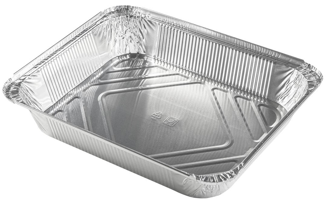 Форма Горница алюминиевая прямоугольная с L-краем 3.187л 322 x 255 x 51мм, 25шт
