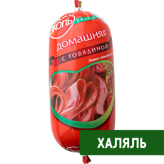 Колбаса Эколь Халяль Домашняя с говядиной, 450г