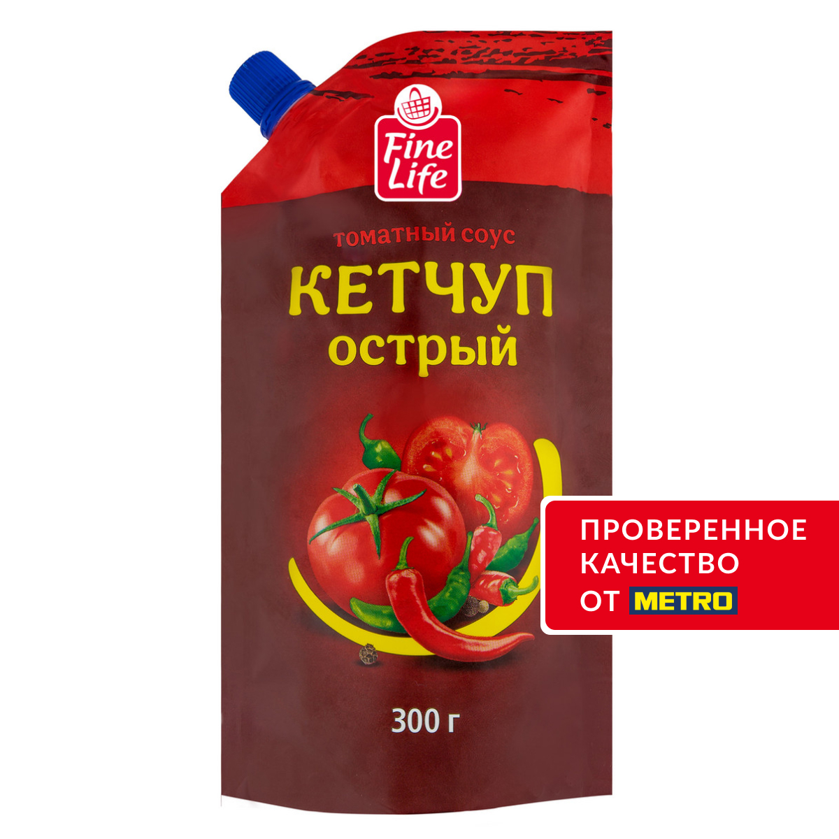 Fine Life Кетчуп острый, 300г