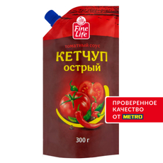 Fine Life Кетчуп острый, 300г