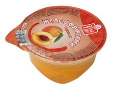 Fine Life Желе с фруктами с персиком, 150г