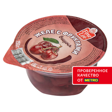 Fine Life Желе с фруктами с вишней, 150г