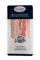 Грудинка Балтагрос Ароматная сырокопченая нарезка, 90г