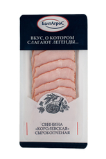 Свинина Балтагрос Королевская сырокопченая нарезка, 90г