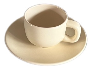 Изображение товара Кофейная пара Kukina Raffinata 100 мл, стекло, зеленая, комплект