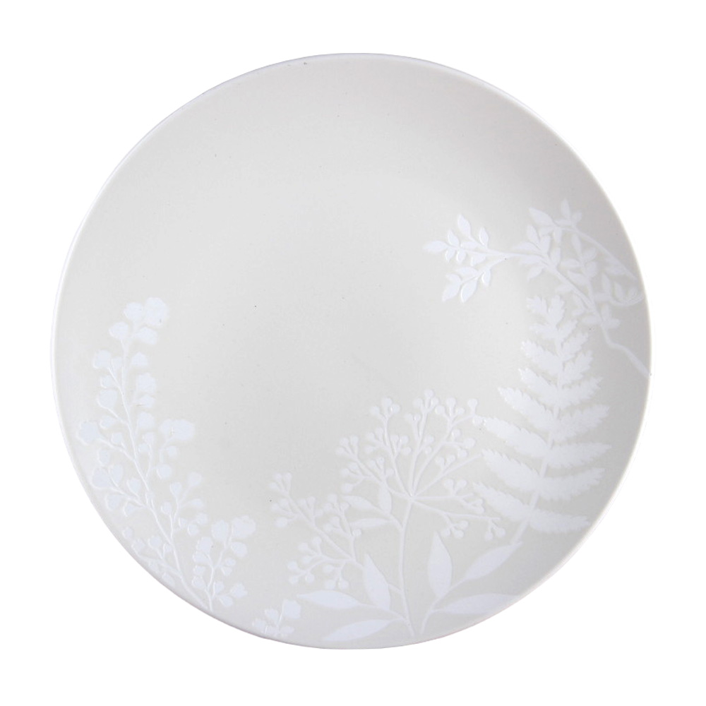 Изображение товара Тарелка десертная Nuovacasa Herbarium Cream, 19см