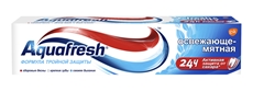 Зубная паста Aquafresh для тройной защиты полости рта освежающе-мятная с фтором, 100мл