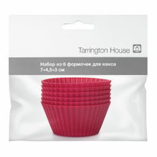 Tarrington House Набор форм для кекса 6.5 x 4.5 x 3.2см, 6шт