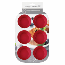 Tarrington House Форма для маффинов 6 ячеек, 27.8 x 18.3 x 3см