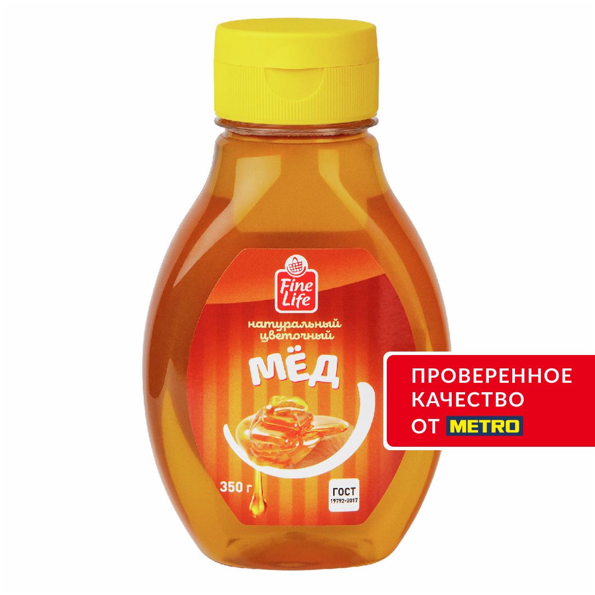 Fine Life Мед цветочный, 350г