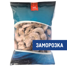 Креветки Novomar очищенные с хвостом замороженные 41/50, 860г