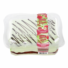 Торт Farshe Фисташковый с малиной заливной, 360г