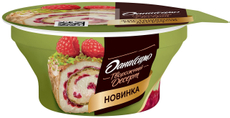 Десерт творожный Даниссимо с фисташкой и малиной 3.9%, 110г