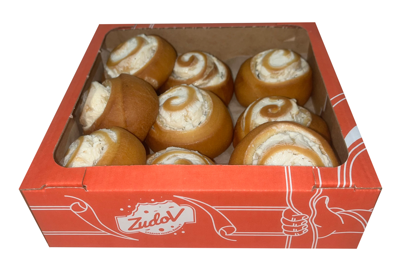 Печенье Zudov Вкусняшка сдобное с творожной начинкой, 400г