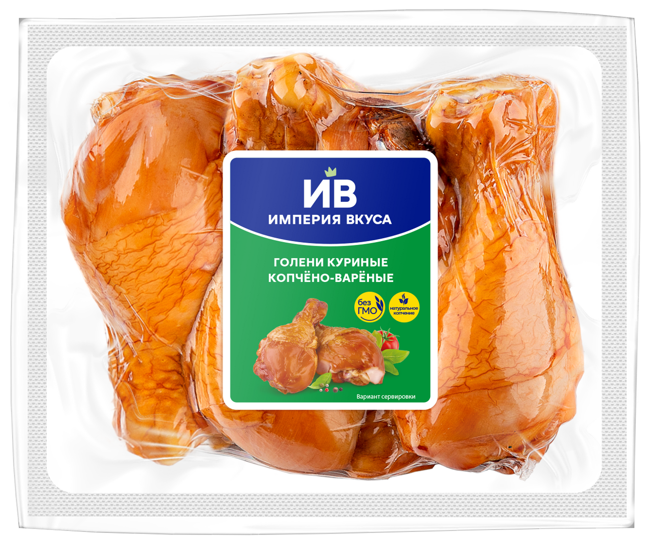 Голень цыпленка-бройлера Империя вкуса копчено-вареная, ~500г