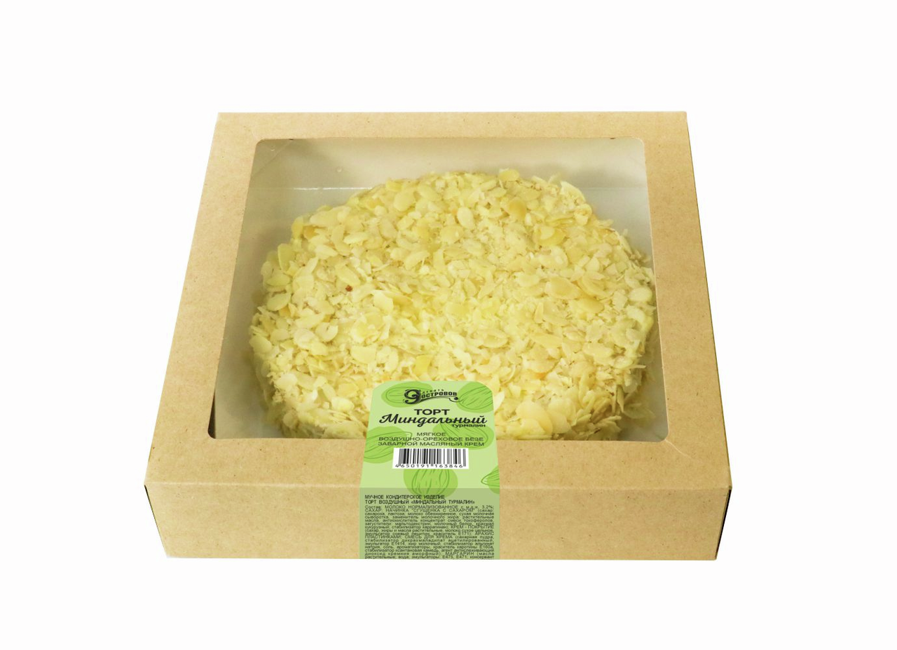 Торт 9 Островов Миндальный турмалин, 400г