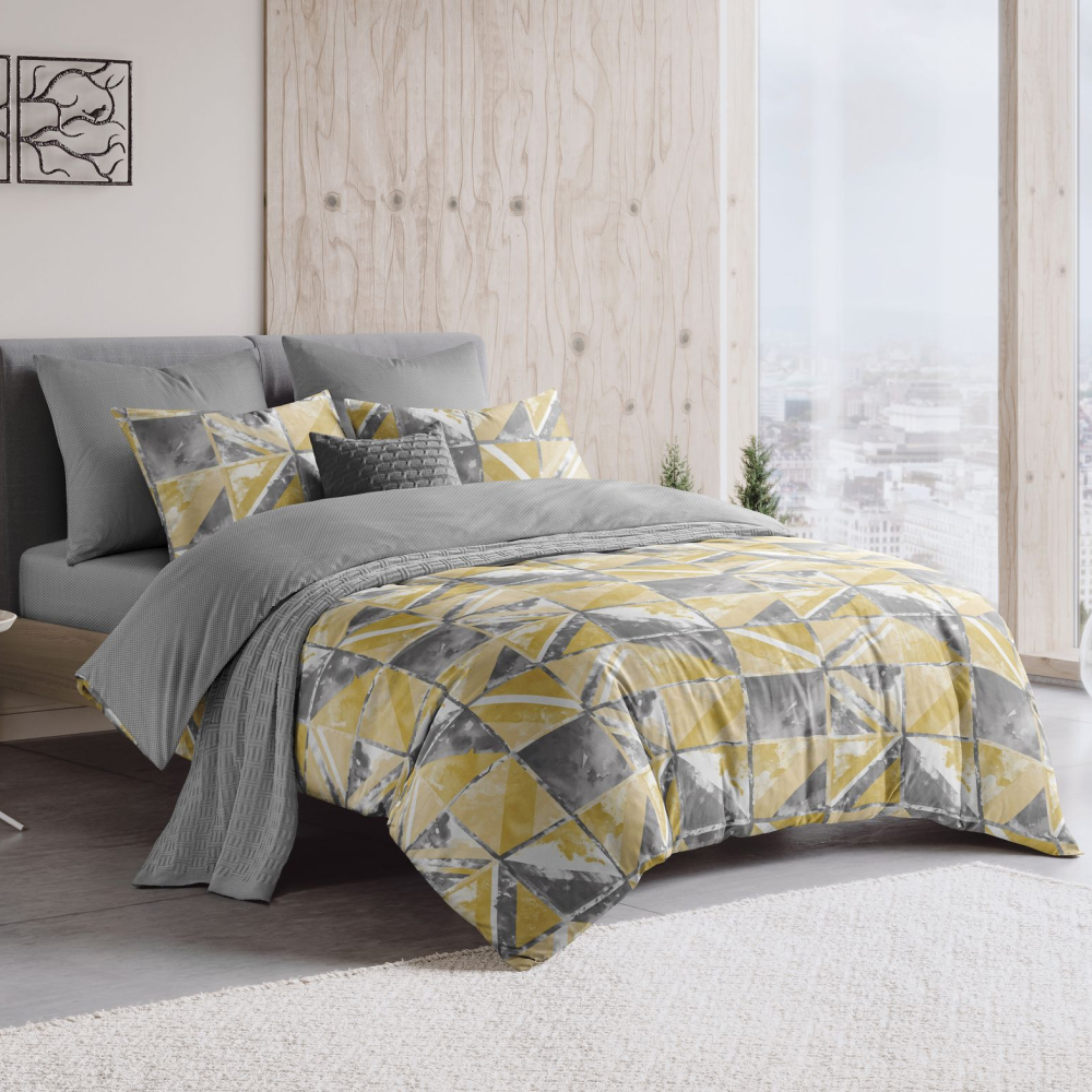 Комплект постельного белья Guten Morgen Golden Marble из поплина полутораспальное