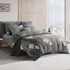 Комплект постельного белья Guten Morgen Rhomb из поплина полутораспальное