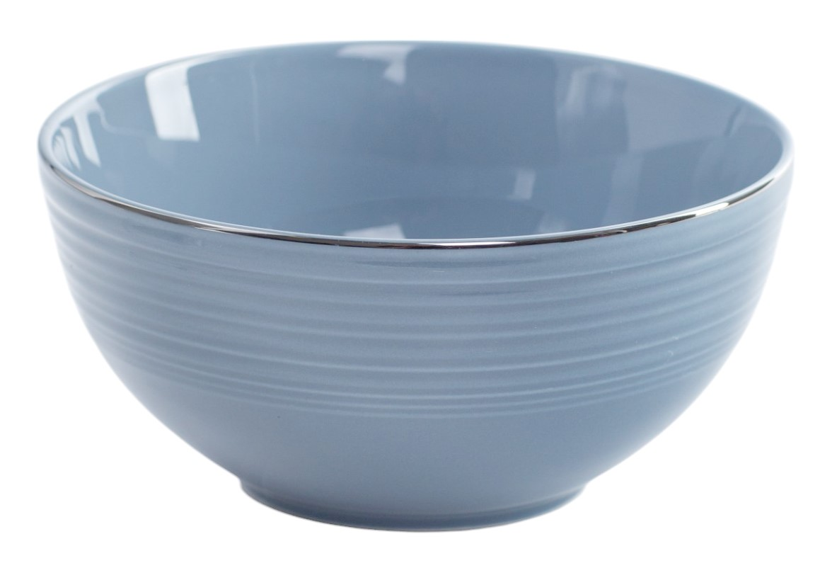Изображение товара Салатник Fioretta Fiesta Smoky Blue, 15 см, круглый, голубой