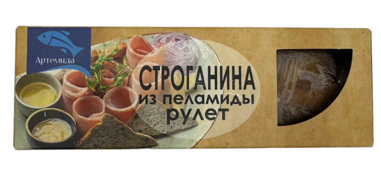 Рулет Артемида филе пеламиды на строганину замороженный, 400г