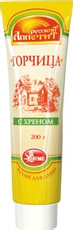 Горчица Русский аппетит с хреном, 200г