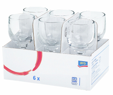 aro Рюмки стекло 65мл, 6шт