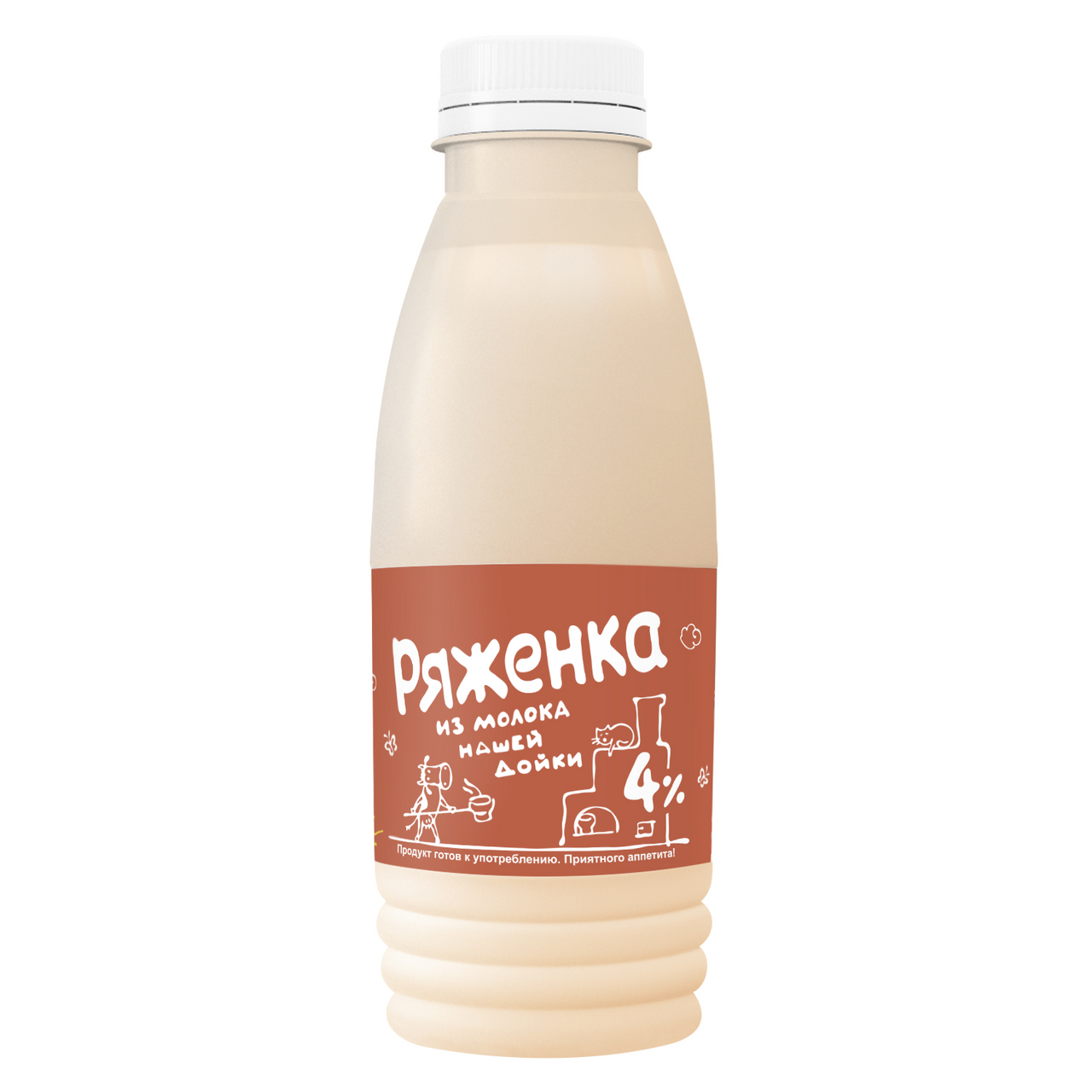 Ряженка Нашей дойки ГОСТ 4%, 430г