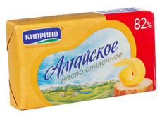 Масло сливочное Киприно Алтайское 82%, 150г