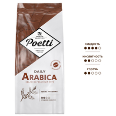Кофе Poetti Arabica зерновой, 250г