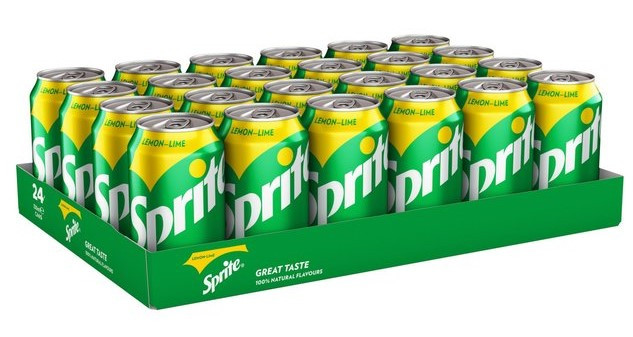 Изображение товара Газированный напиток Sprite с лимоном и лаймом, 330мл x 24 шт