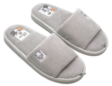 Тапочки женские Lucky Land открытые с рубчиком