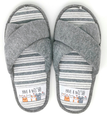 Тапочки женские Lucky Land открытые перекрестные