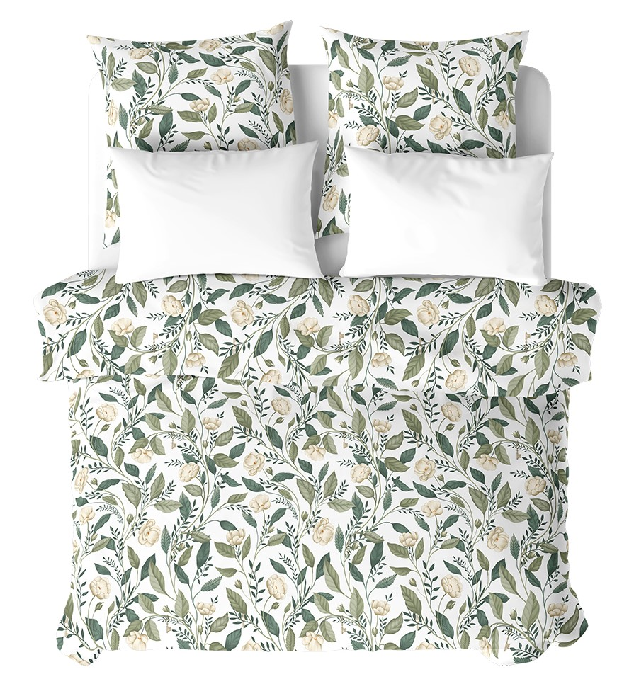 Комплект постельного белья Verossa White Keys сатин евро