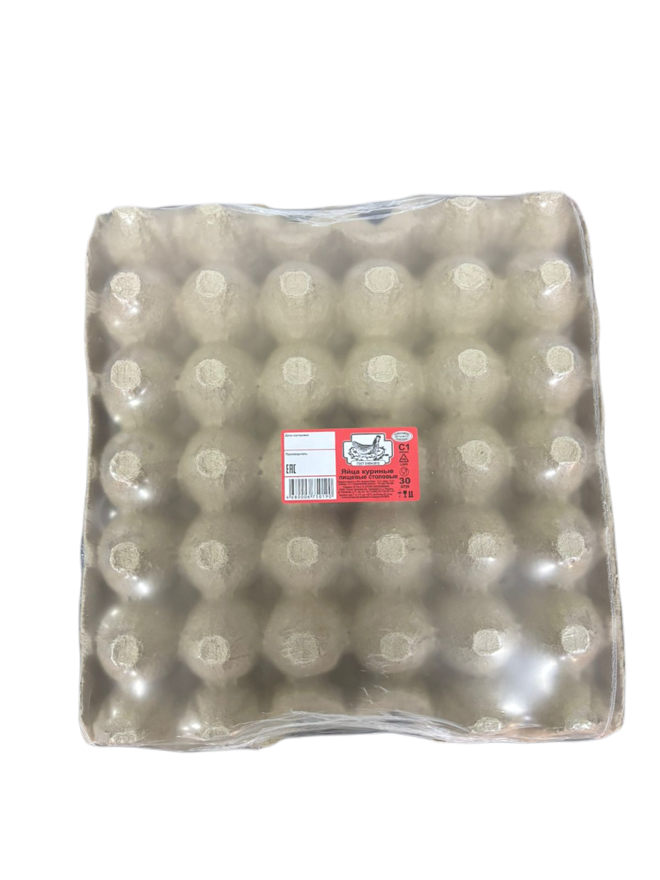 Яйцо куриное столовое С1, 30шт