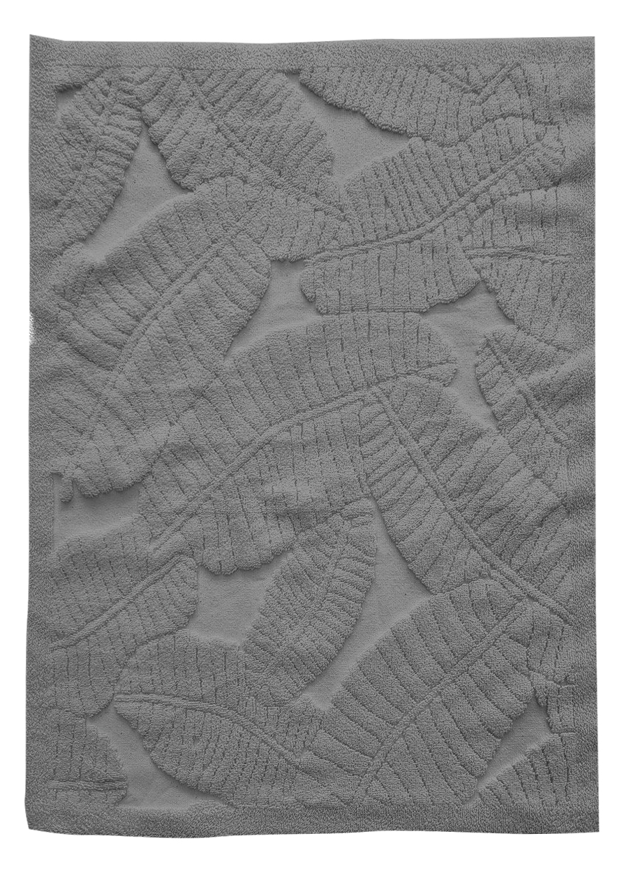 Полотенце для ног Tessolo Home махровое темно-серое 750г, 50 x 70г