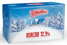Масло сливочное Первый вкус 72.5%, 180г