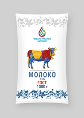 Молоко Из Чебаркуля! Российское пастеризованное 2.5%, 1л