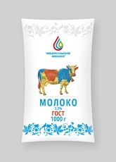 Молоко Из Чебаркуля! Российское пастеризованное 3.2%, 1л