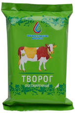 Творог Чебаркульское молоко обезжиренный, 200г
