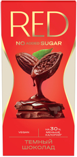 Шоколад Red Delight темный веган без сахара, 70г