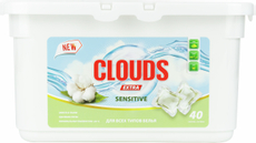 Капсулы для стирки Clouds Extra Sensitive Орхидея (8г x 40шт), 320г