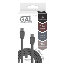 Кабель GAL CU-1244 Type-C 3А, 1.2м