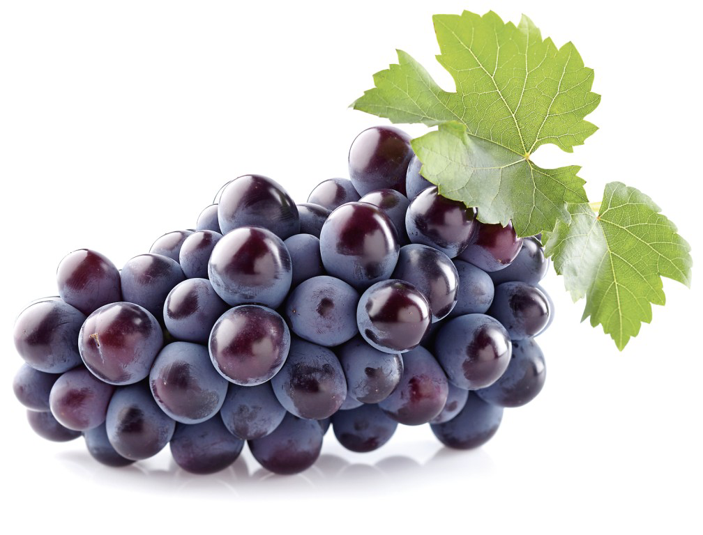 Виноград Осенний королевский черный без косточек, 500г