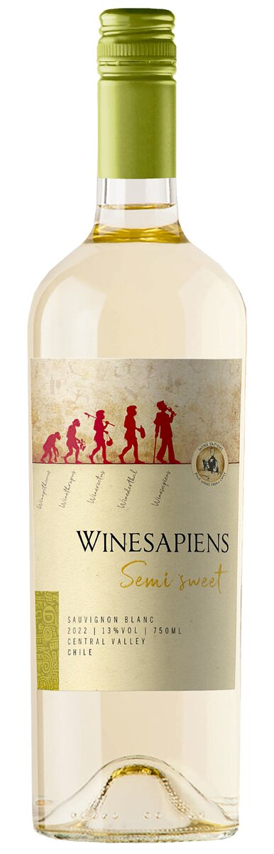Изображение товара Вино Winesapiens Sauvignon Blanc белое полусладкое, 0.75л