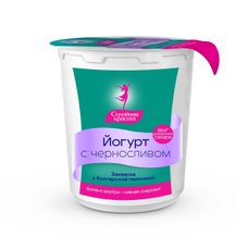 Йогурт Вятушка без сахара с черносливом ГОСТ 3.8%, 180г