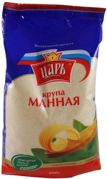 Крупа манная ЦАРЬ, 800г купить с доставкой на дом, цены в интернет-магазине
