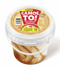 Мороженое молочное Самое то Вареная сгущенка ГОСТ, 450г