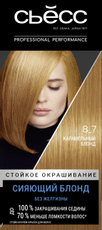Краска для волос Сьёсс 8.7 Карамельный блонд, 120г
